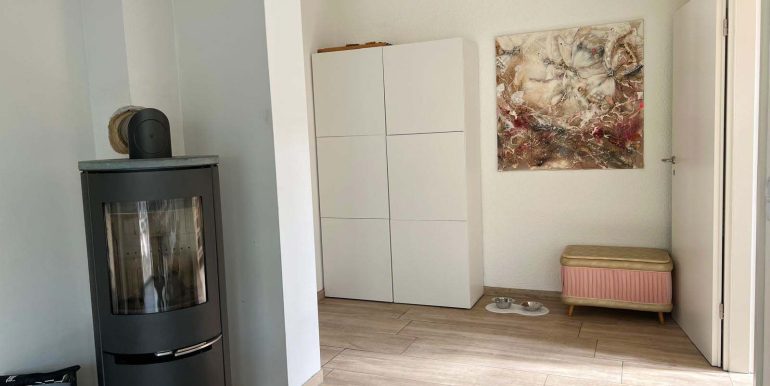 Ofen im Esszimmer