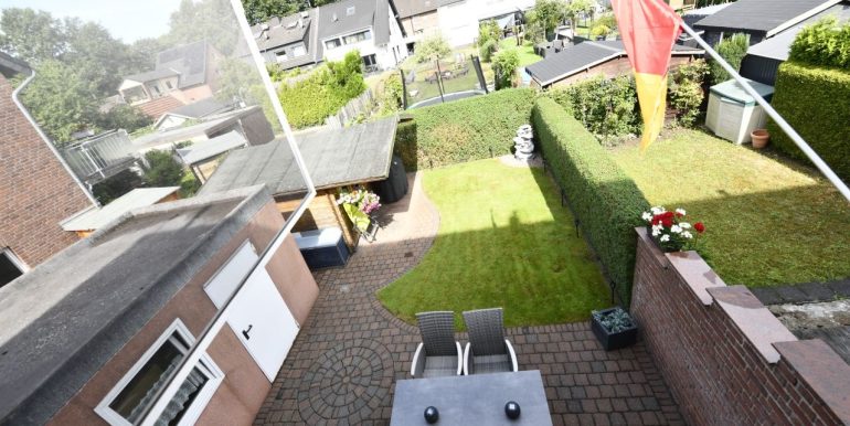Gartenblick von oben