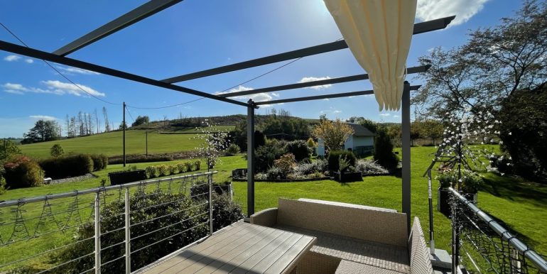 Ausblick in den Garten