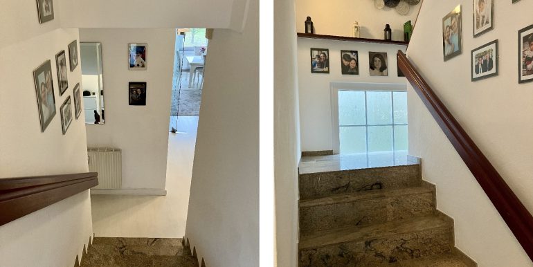 innenliegende Treppe