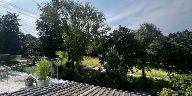 Blick vom Balkon