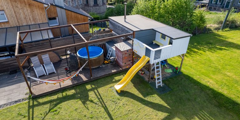 Gartenansicht/Sauna