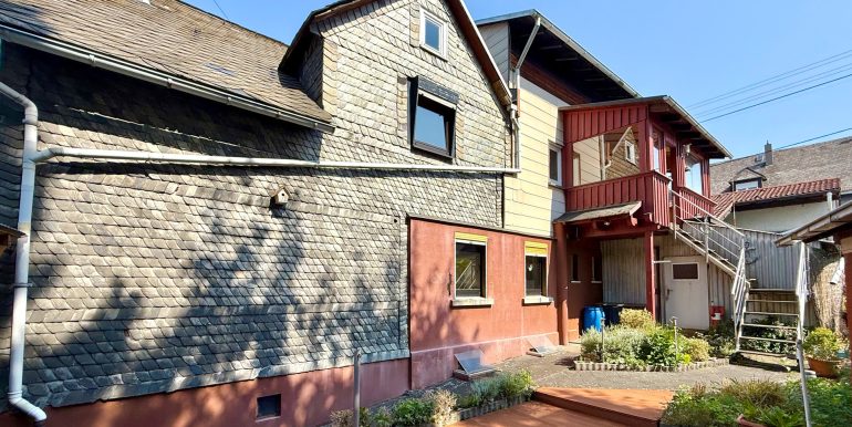 Hintere Gebäudeansicht