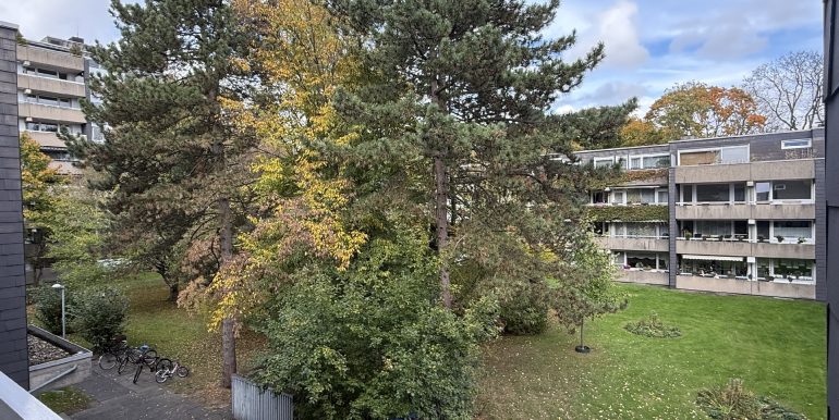 Blick in die Wohnanlage