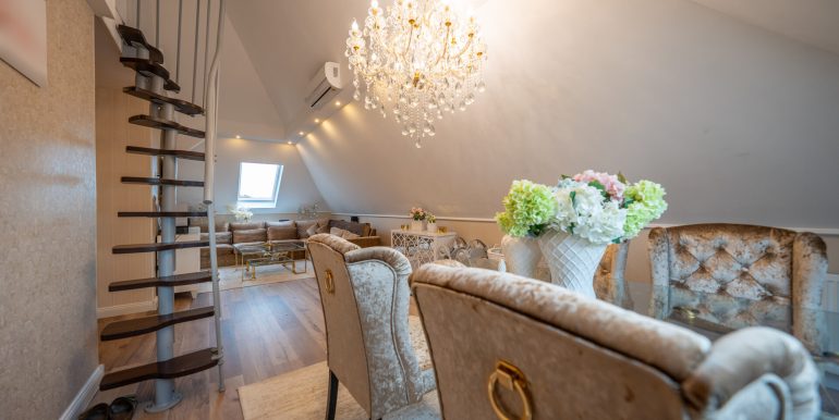 Ansicht Esszimmer Wohnzimmer