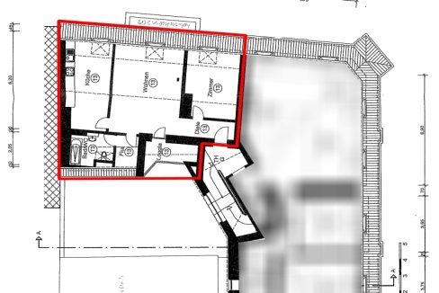 Grundriss Wohnung Nr. 13