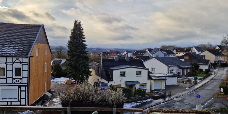 Blick vom Balkon