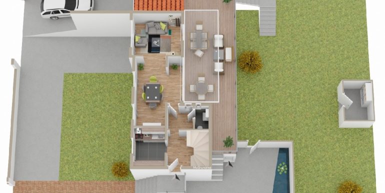 Erdgeschoss & Außenanlage