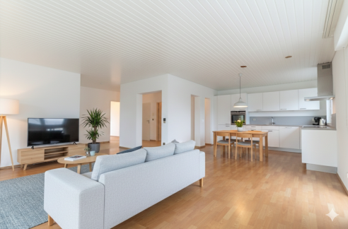 Visualisierung Offener Wohn-/ Essbereich