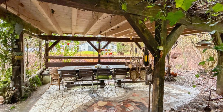 Überdachte Terrasse