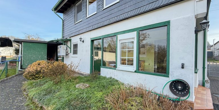 Verglaster Sitzbereich