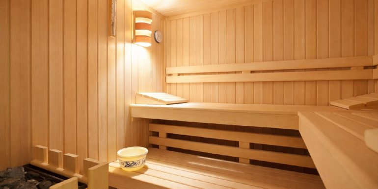 Die Sauna im Keller