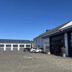 Ansicht Werkstatt und Büroteil