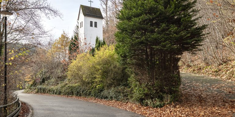 versteckt in grüner Umgebung