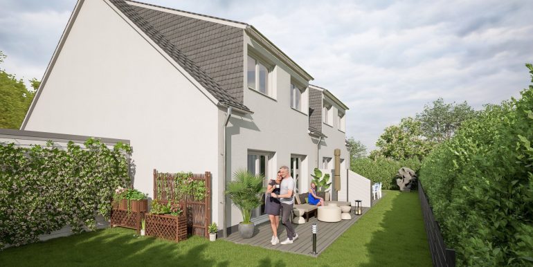 Ansicht Garten (Visualisierung)