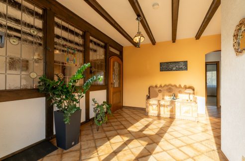 Ein sonniger Empfang