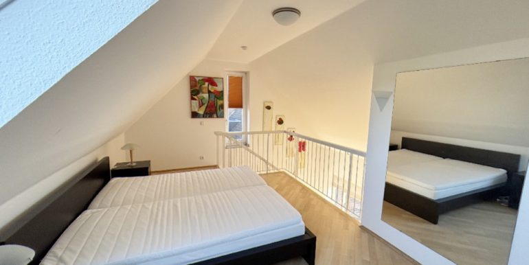 Schlafzimmer in Galerie