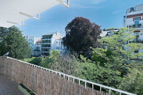 Balkon mit Blick in die Gärten
