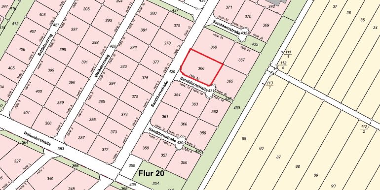 Flurkarte Sanddorn 22