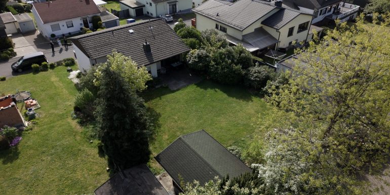 Drohnenaufnahme Garten