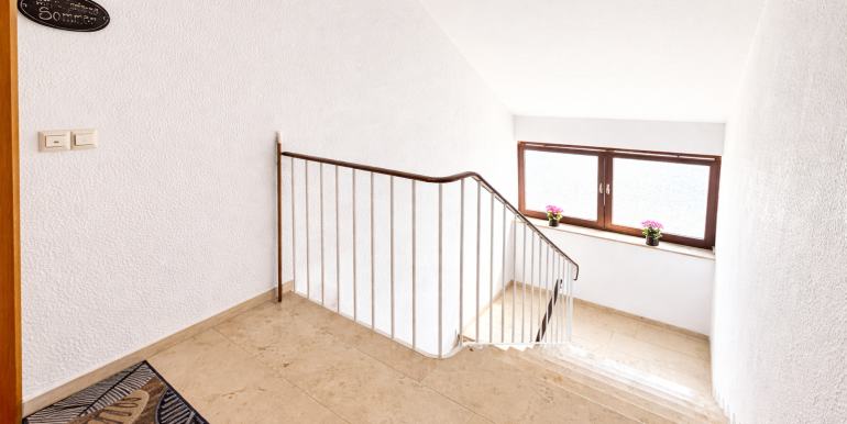Das gepflegte Treppenhaus