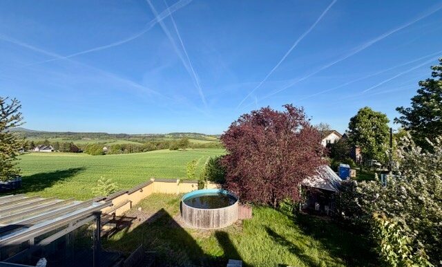 Toller Panoramablick vom Balkon OG