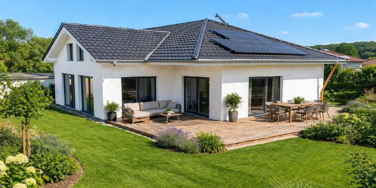 Die Terrasse ist noch nicht fertig gestellt (Vorschlag)