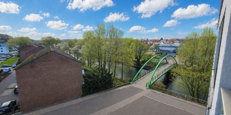 Blick vom Balkon