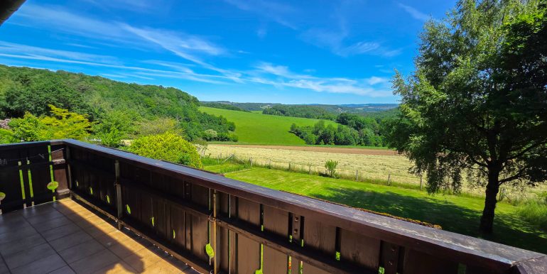 Blick vom Balkon