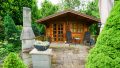 Grillplatz und Gartenhaus