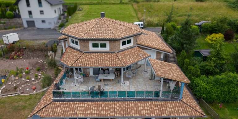Luftaufnahme - Blick zur Terrasse