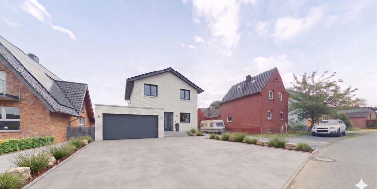 Hausansicht KI generiert