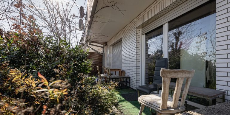 Terrasse der Einliegerwohnung