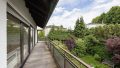 grüne Aussicht vom Balkon
