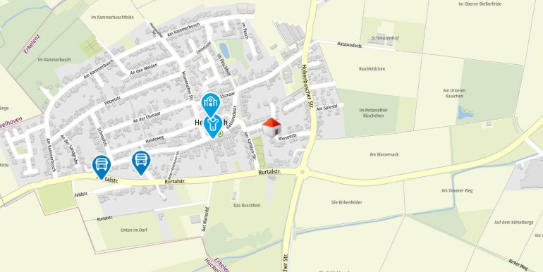 Geolyzer Kartenausschnitt