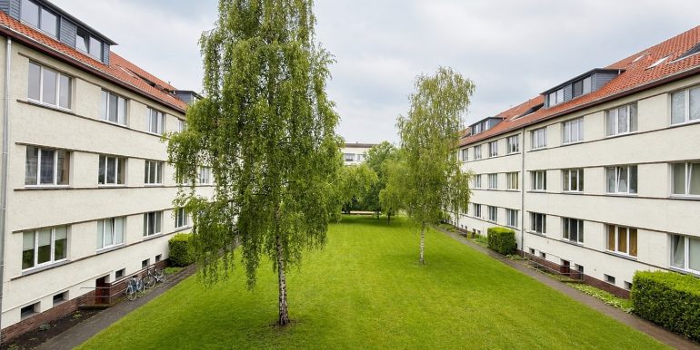 Blick vom Balkon