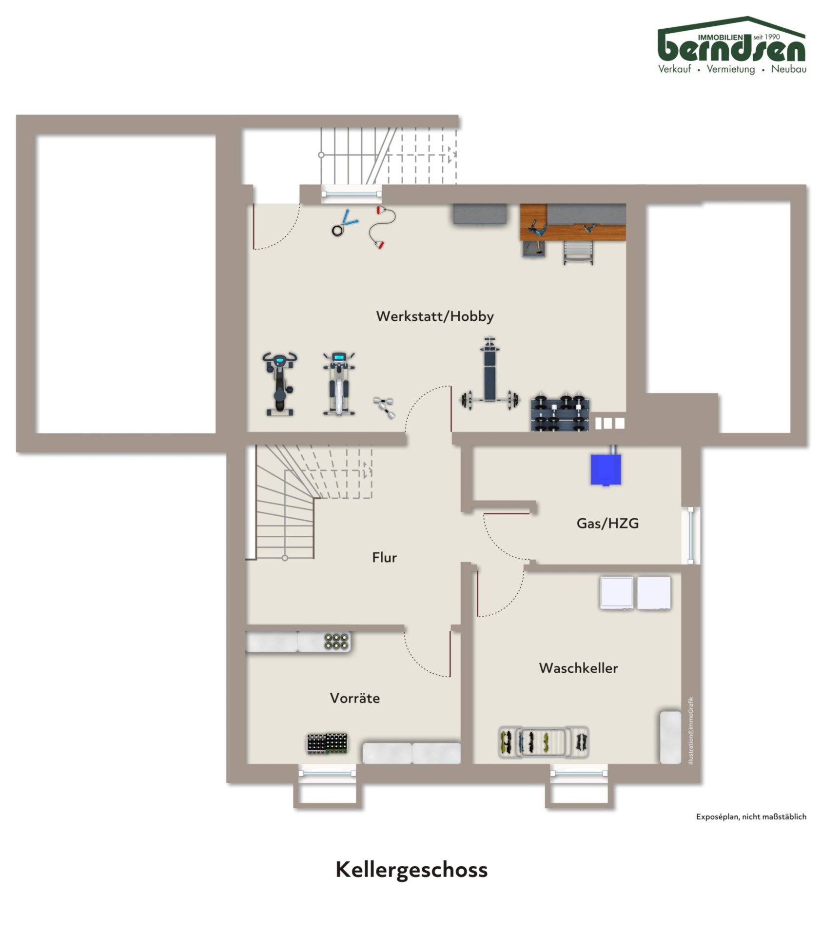 Grundriss: Kellergeschoss