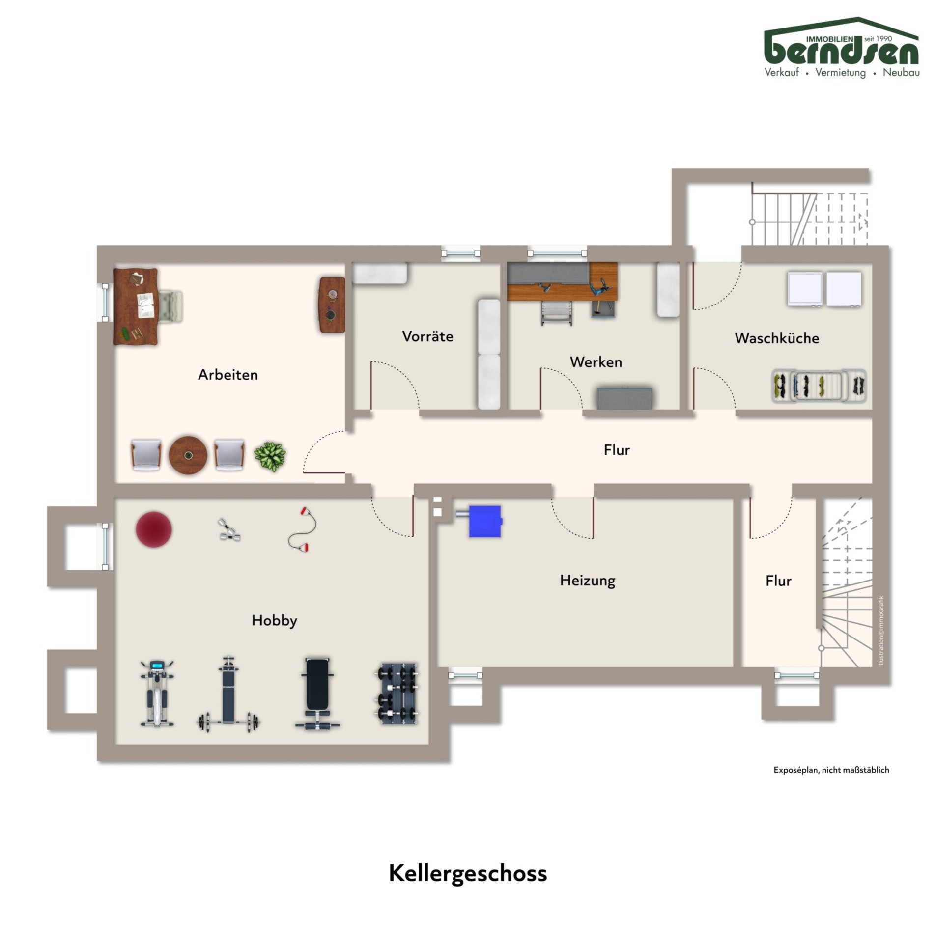Grundriss: Kellergeschoss
