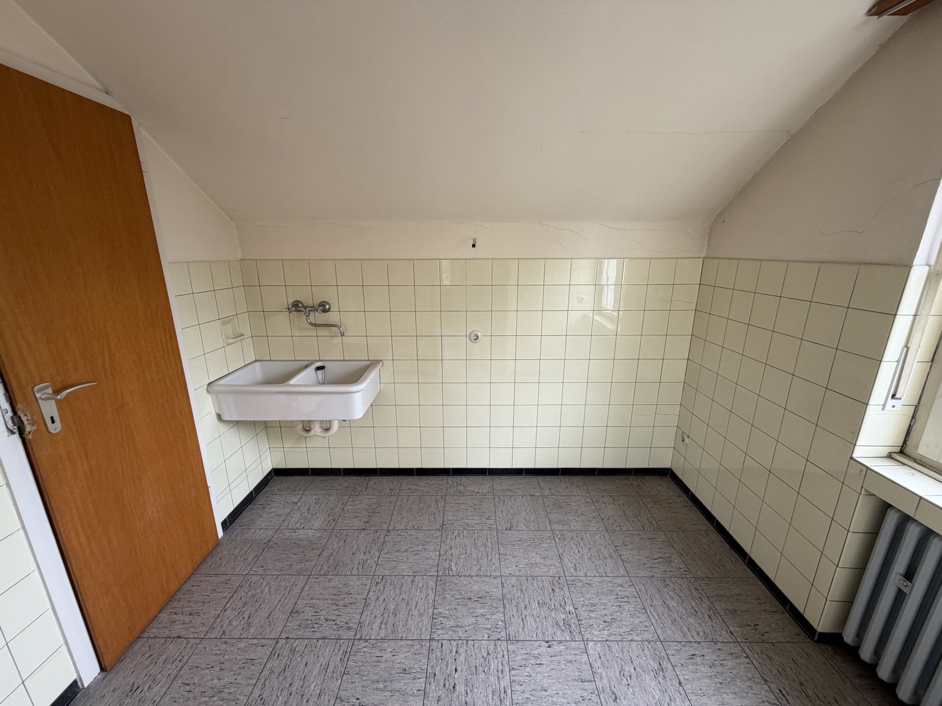 Küche im Dachgeschoss