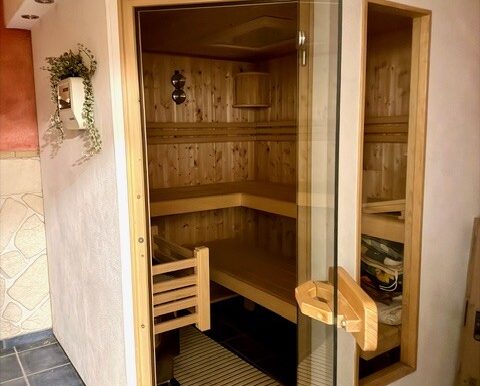 Sauna um Untergeschoss