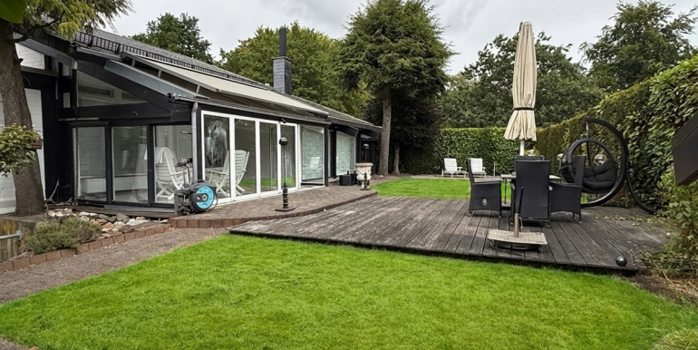 Blick auf Wintergarten