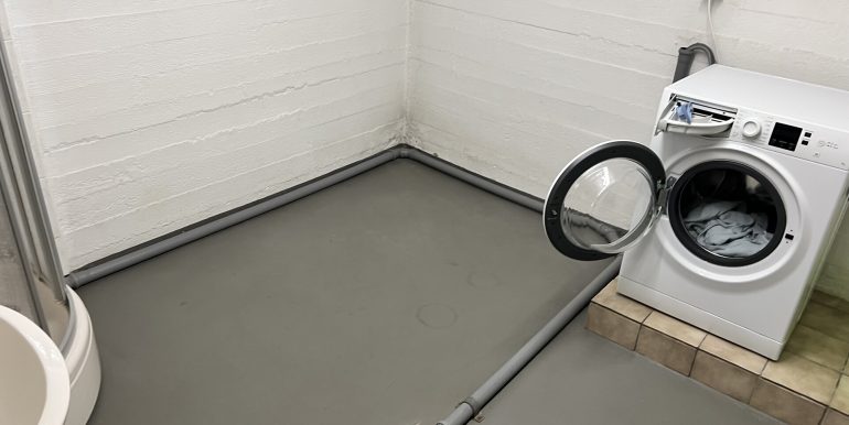 Hauswirtschaftsraum mit Dusche