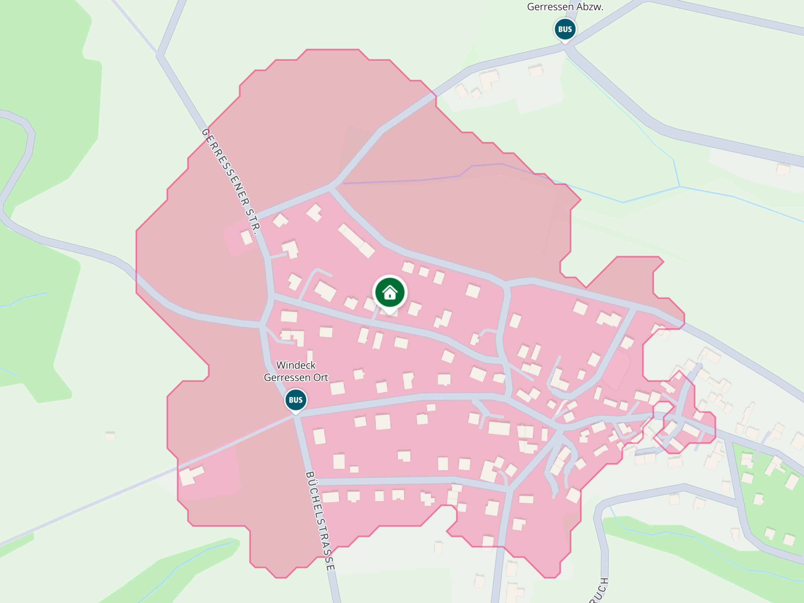 Lageplan Gerressen