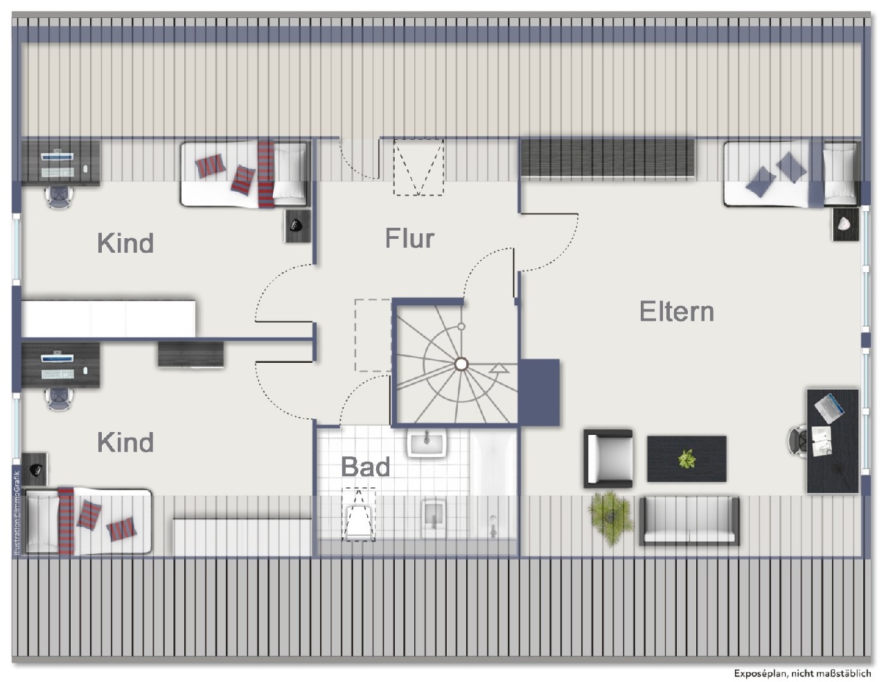 Grundriss Dachgeschoss