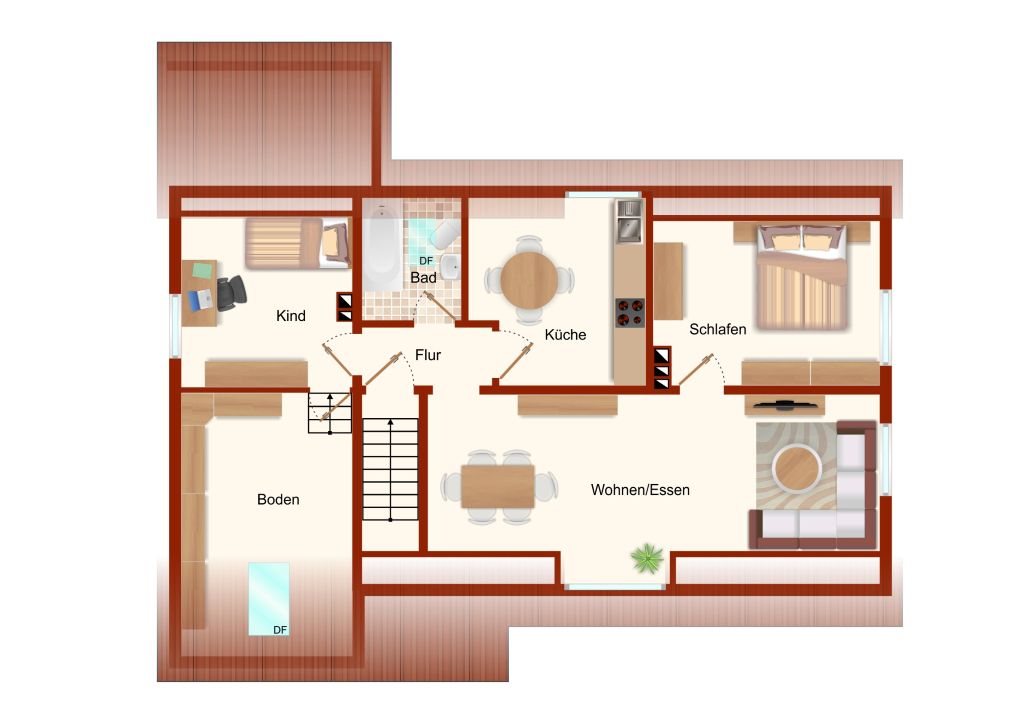 Grundriss Dachgeschoss