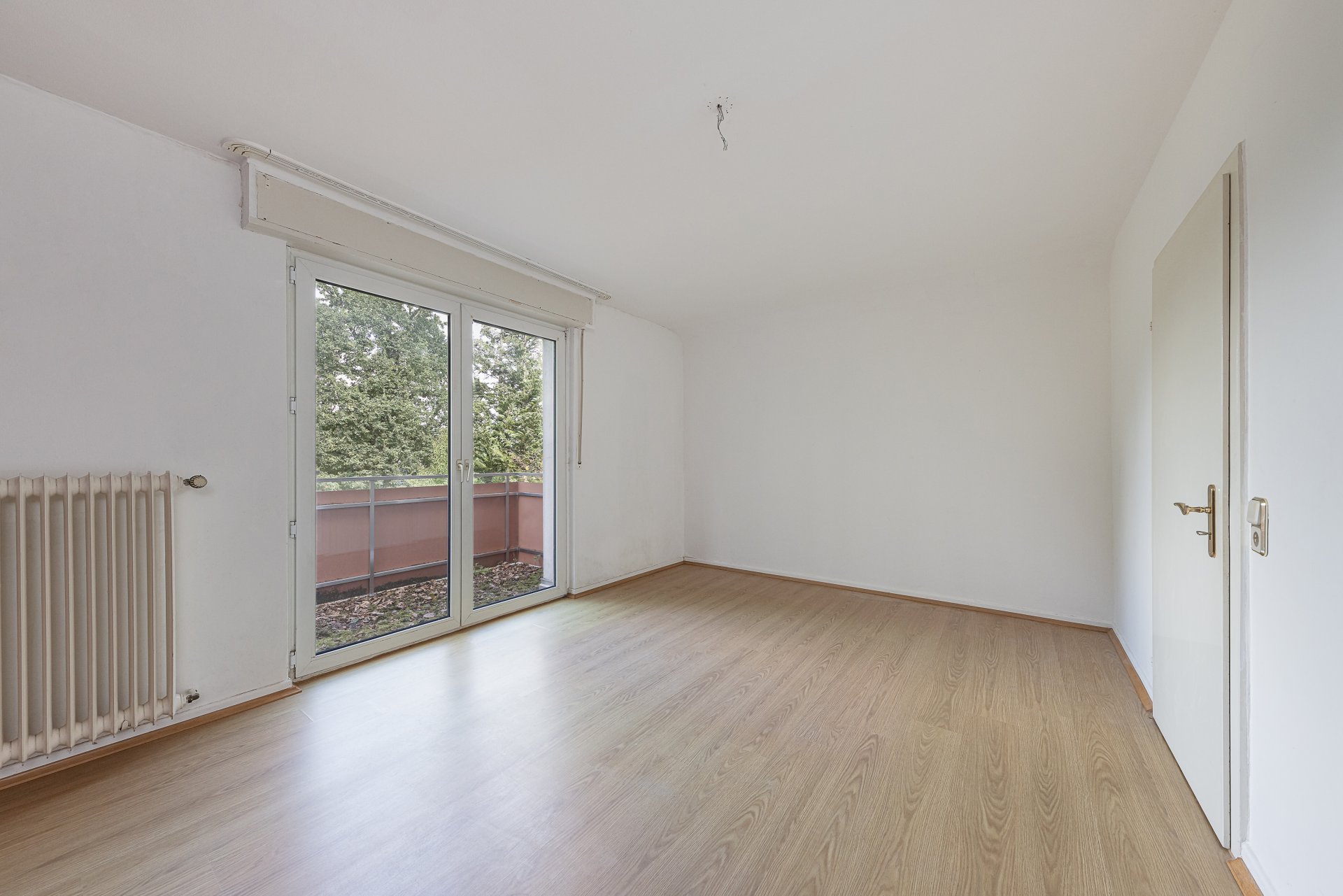 Schlafbereich mit Balkon